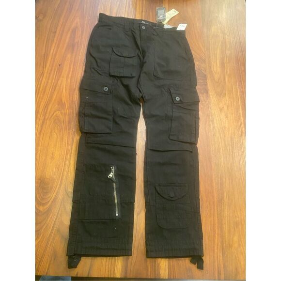 Jordan Craig Men’s Black High-Rise Legacy Edition Cargo Pants Size 32/32 NWT - Picture 8 of 12